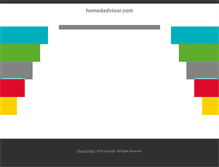 Tablet Screenshot of homedadvisor.com